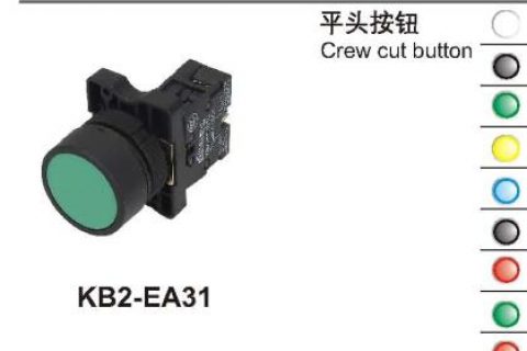 KB2-EA31 Crew cut button